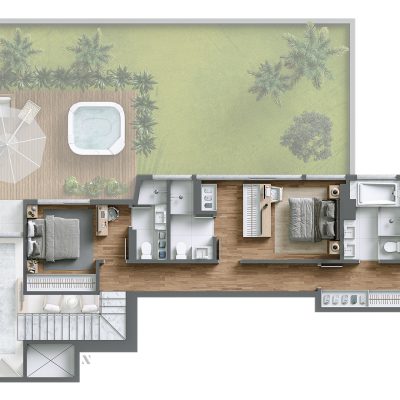 Apartamento à venda no Le Blanc Brava Résidence